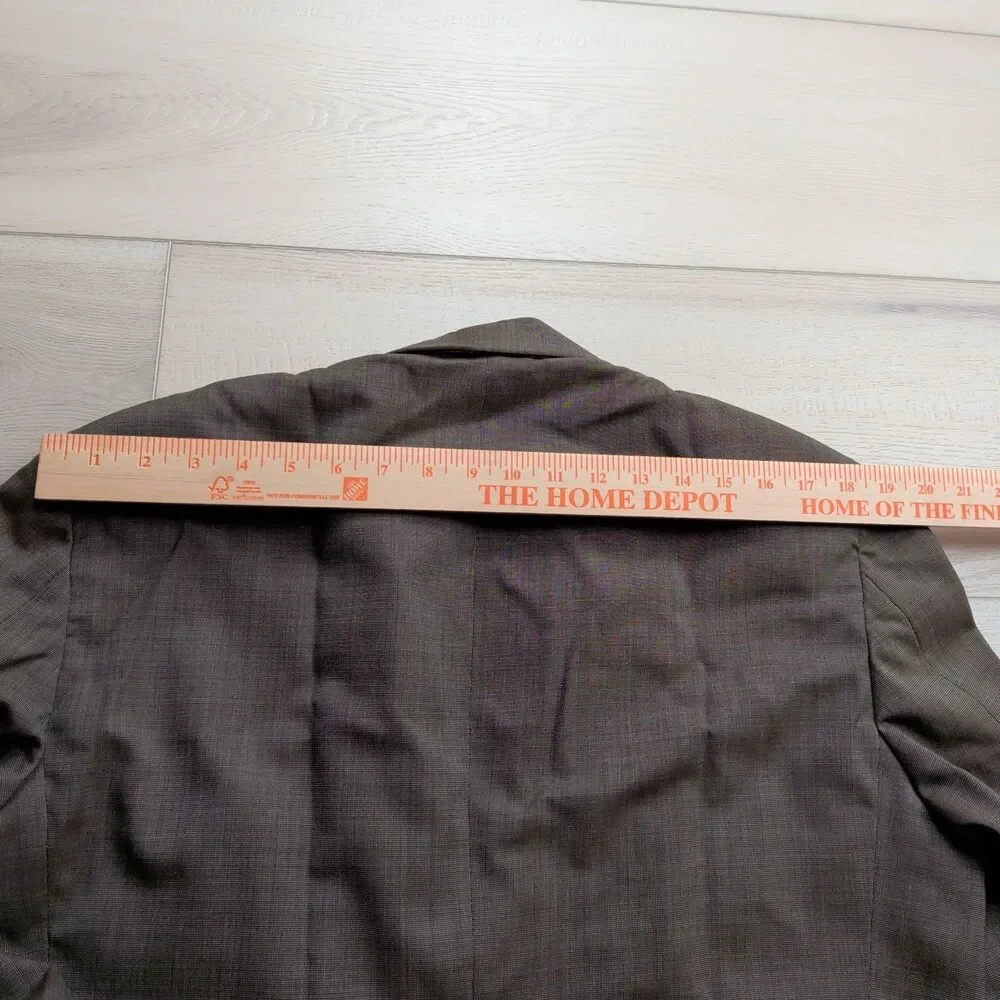 Vintage‎ Paul Stuart Blazer Sport Coat Mens 42L Wool Brown Jacket Made in Canada